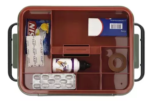 Botiquín Medico Primeros Auxilios Caja Medicinal Divisiones-2