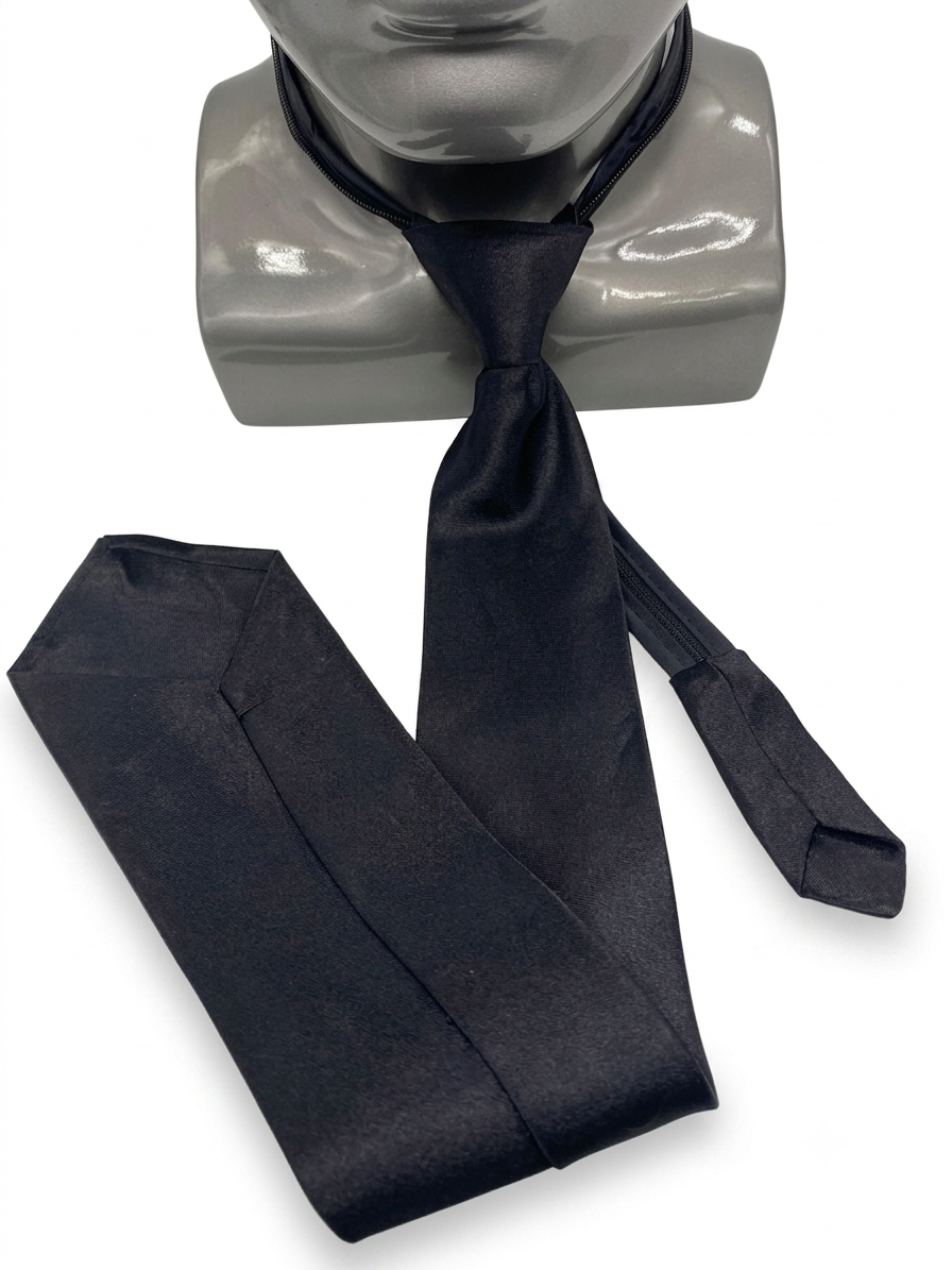 Corbata Ejecutiva para Caballero con Nudo Fijo y Sistema de Cierre Ajustable-2