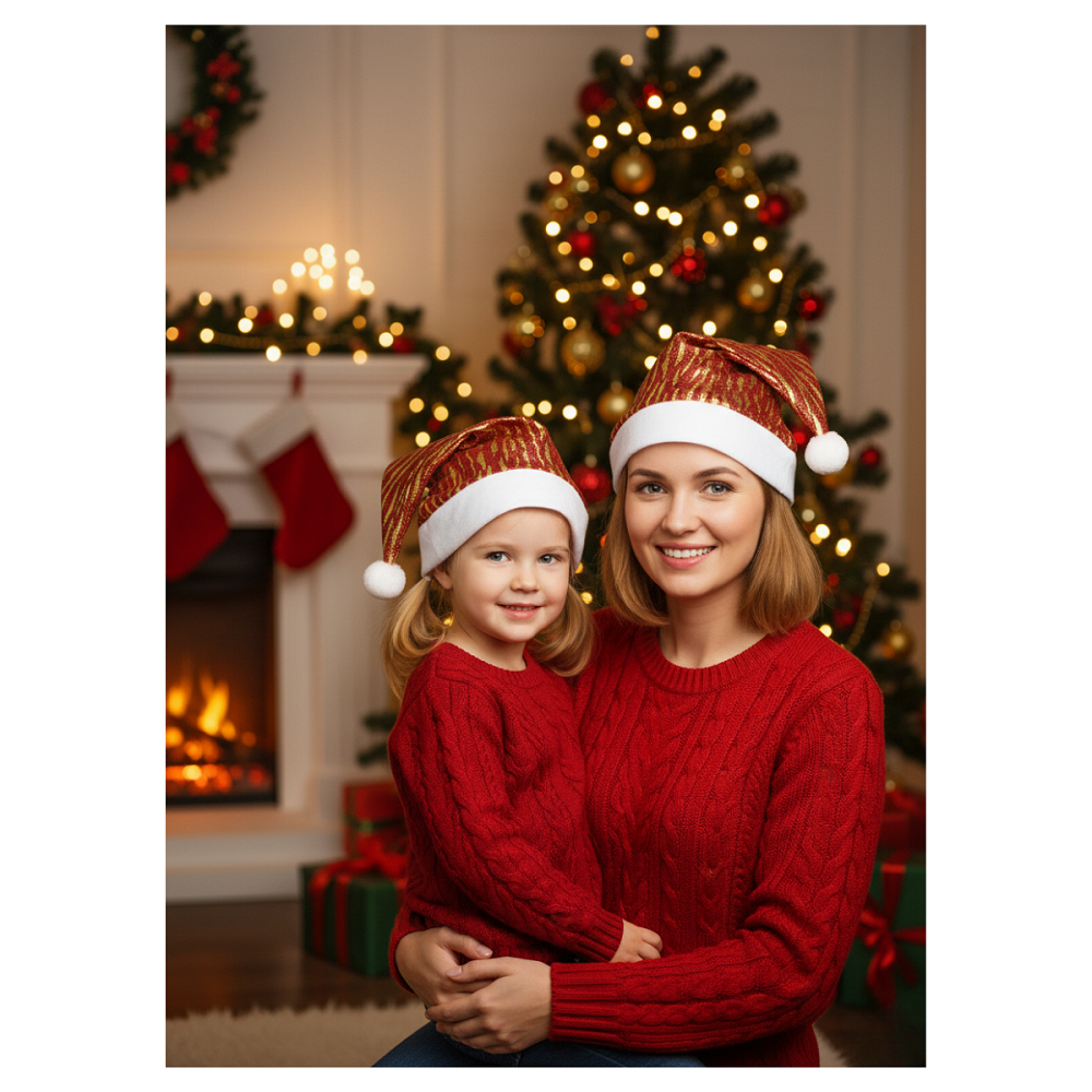 Gorro Viejo Pascuero Premium Navidad Festividad Diseños Varios-3