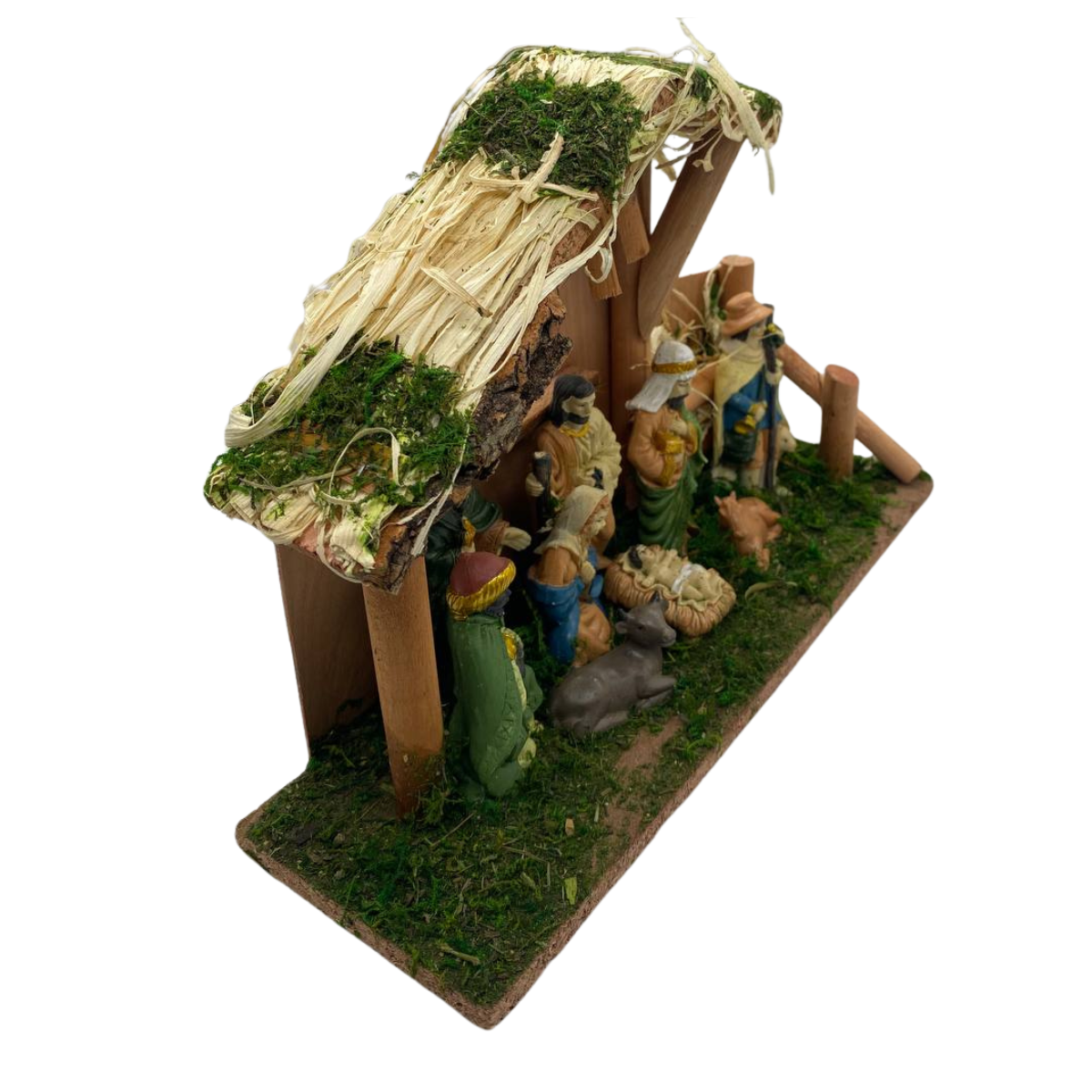 Pesebres Navideños De Madera Nacimiento Hogar Navidad 2025-2