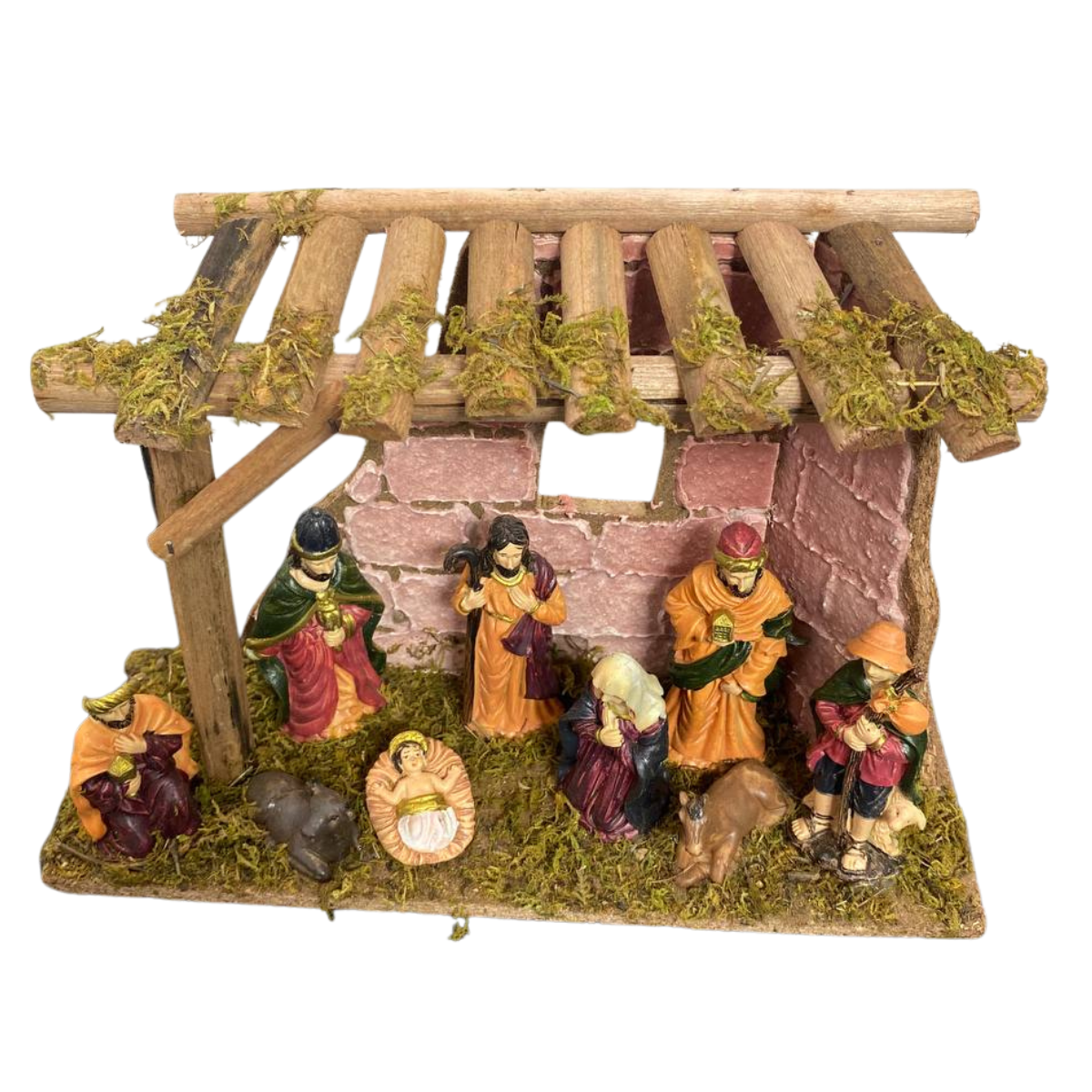 Pesebres Navideños De Madera Nacimiento Hogar Navidad 2025-3