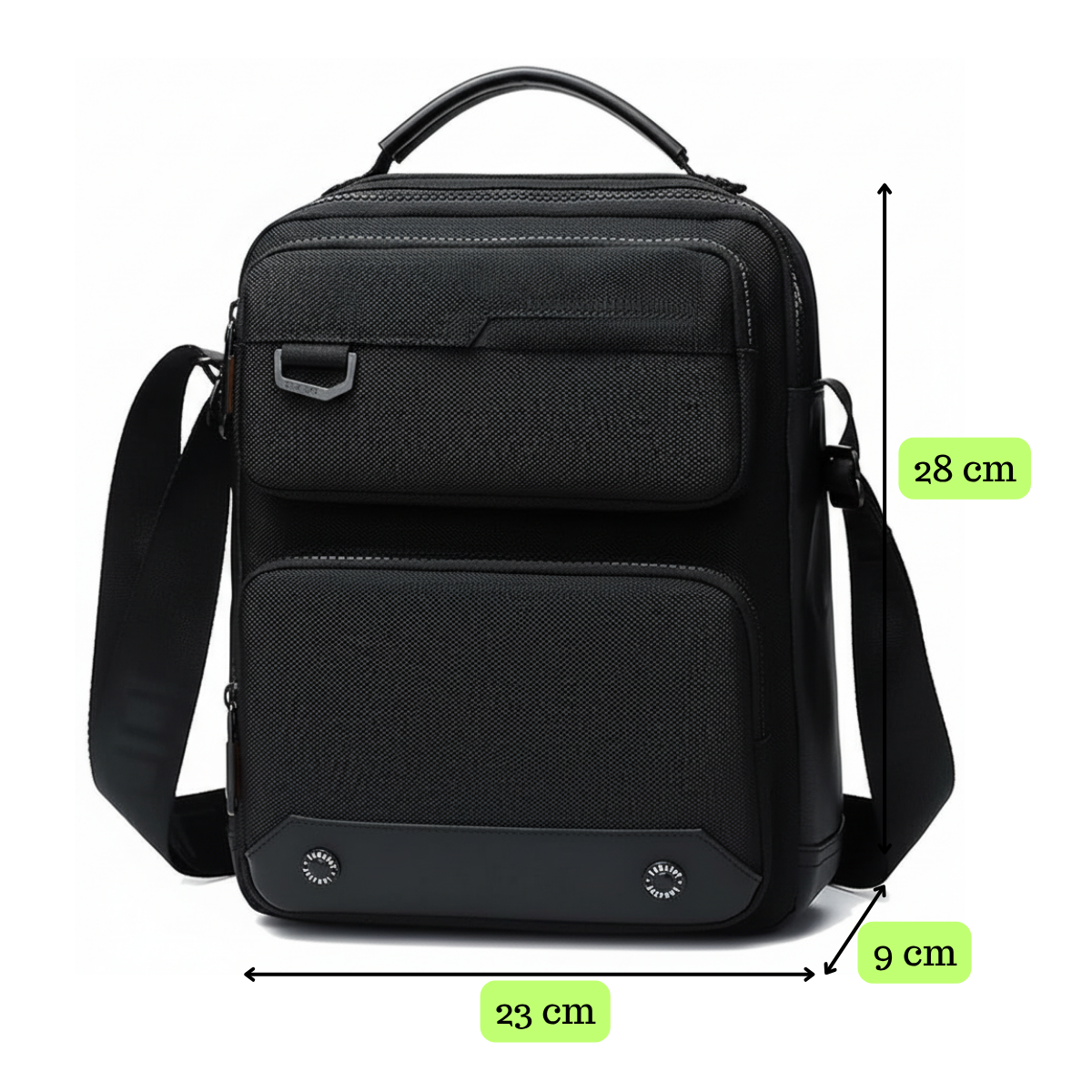 Bolso De Hombro Oxford Para Hombres Mochila De Moda Bolso Cruzado Casual-4