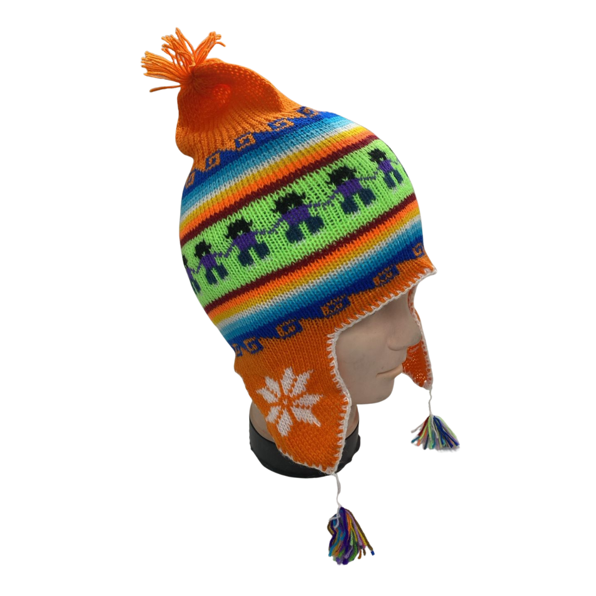 Gorro Chullo Lana Con Polar Tapa Oreja Varios Diseños-3