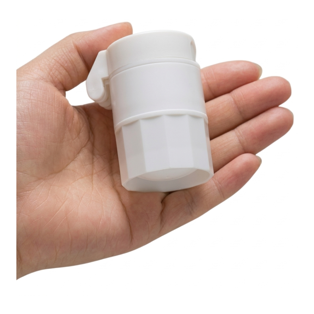 Pastillero 4 En 1: Cortador, Triturador, Organizador Y Dispensador De Pastillas-3
