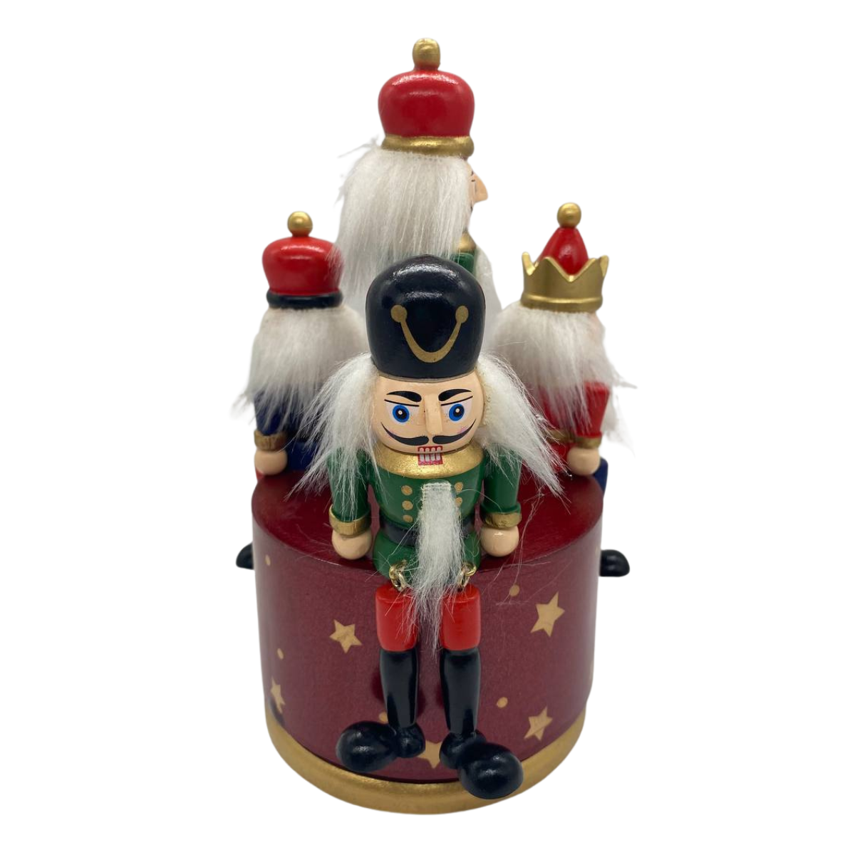 Cascanueces Musical Giratorio Decoración Adorno Navidad 2025-2