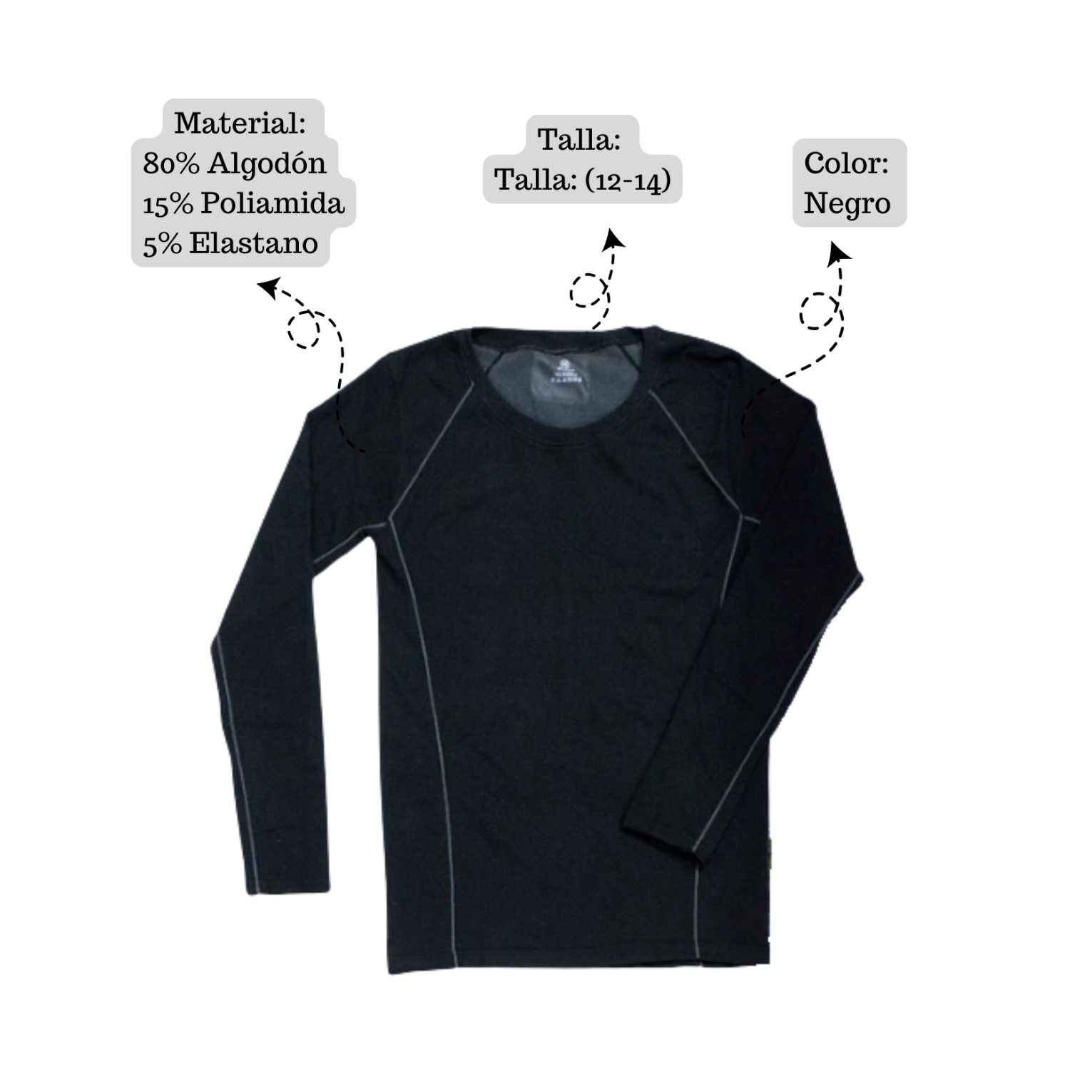 Set Camiseta Y Calza Primera Capa Niños Juvenil Invierno-1
