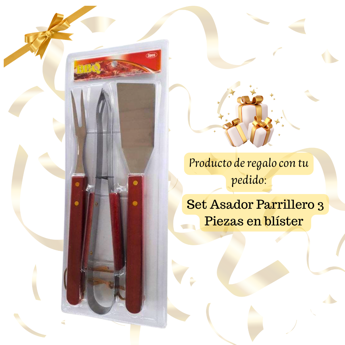Parrilla Barbacoa Portátil Camping + Set De Regalo-7