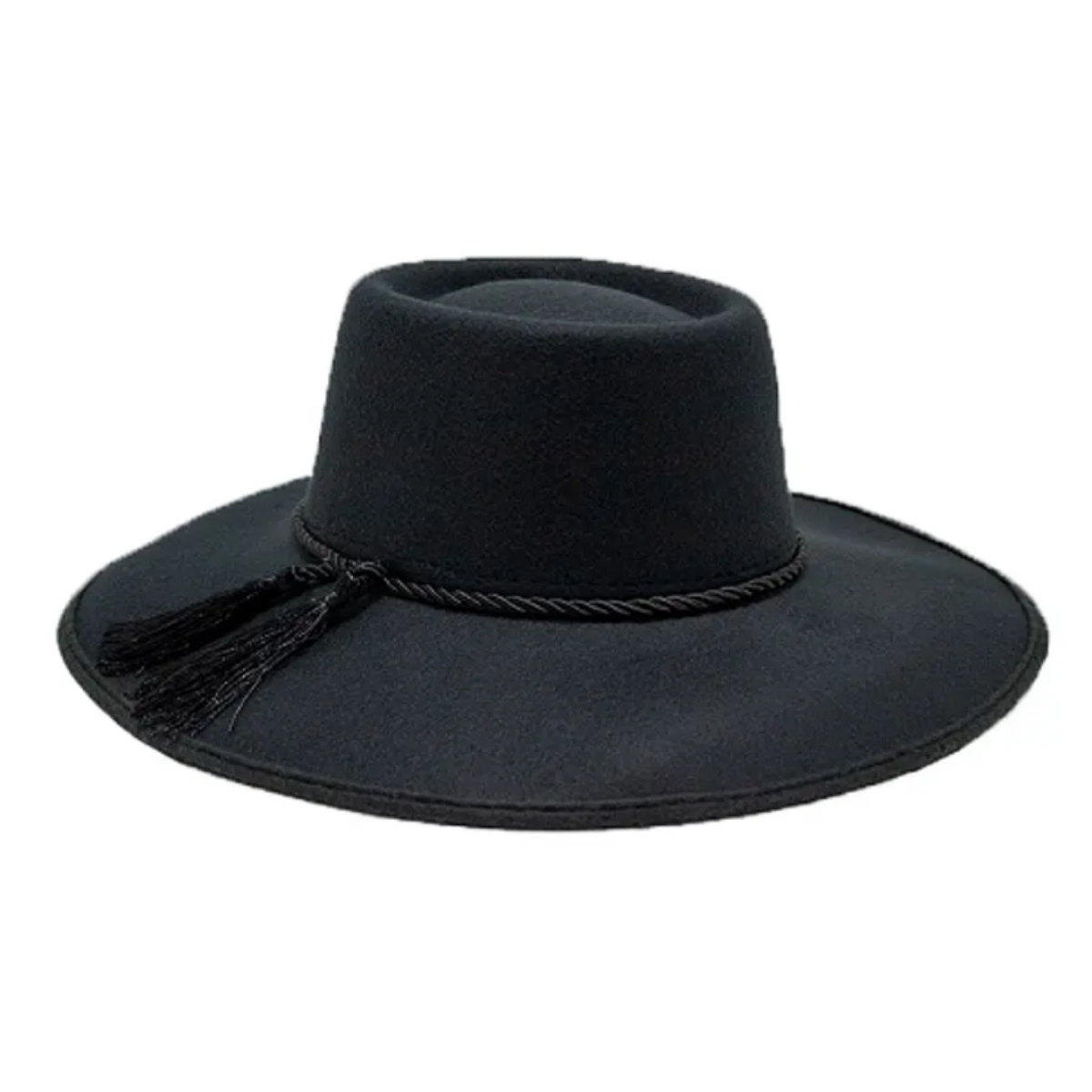 Sombrero Huaso Elegante Chico Negro Juvenil Talla Única-1