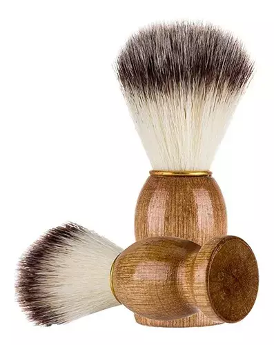 12x Brocha Hisopo De Madera Para Barba - Peluquería Barbería-2
