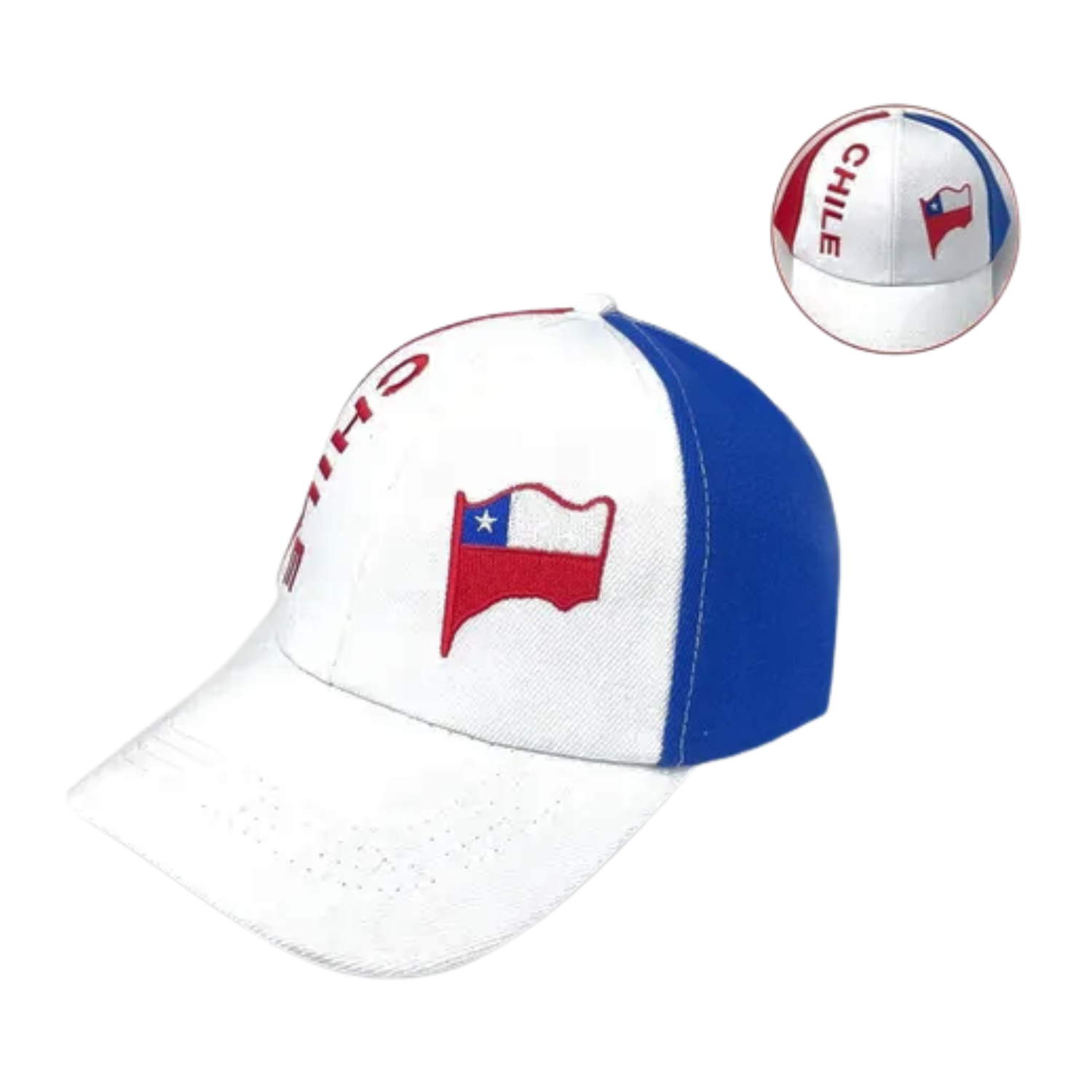 Gorro Jockey Tricolor Chile Regalo Unisex Fiestas Patrias-0