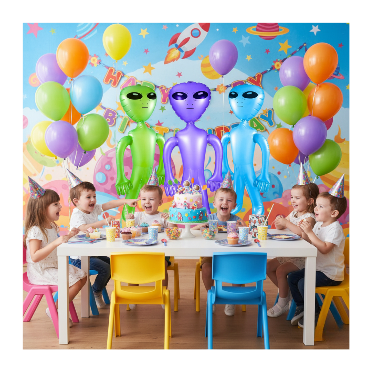 Marciano Inflable Alien Extraterrestre Marcianeke-7