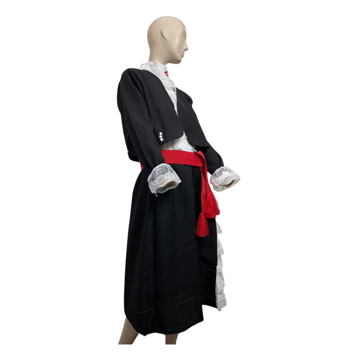 Traje Huasa Elegante Mujer Vestido Tipico De Chile Adulto-2