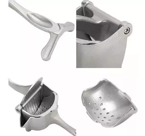 Dispensador Exprimidor Jugo Manual Aluminio Naranja Frutas-3