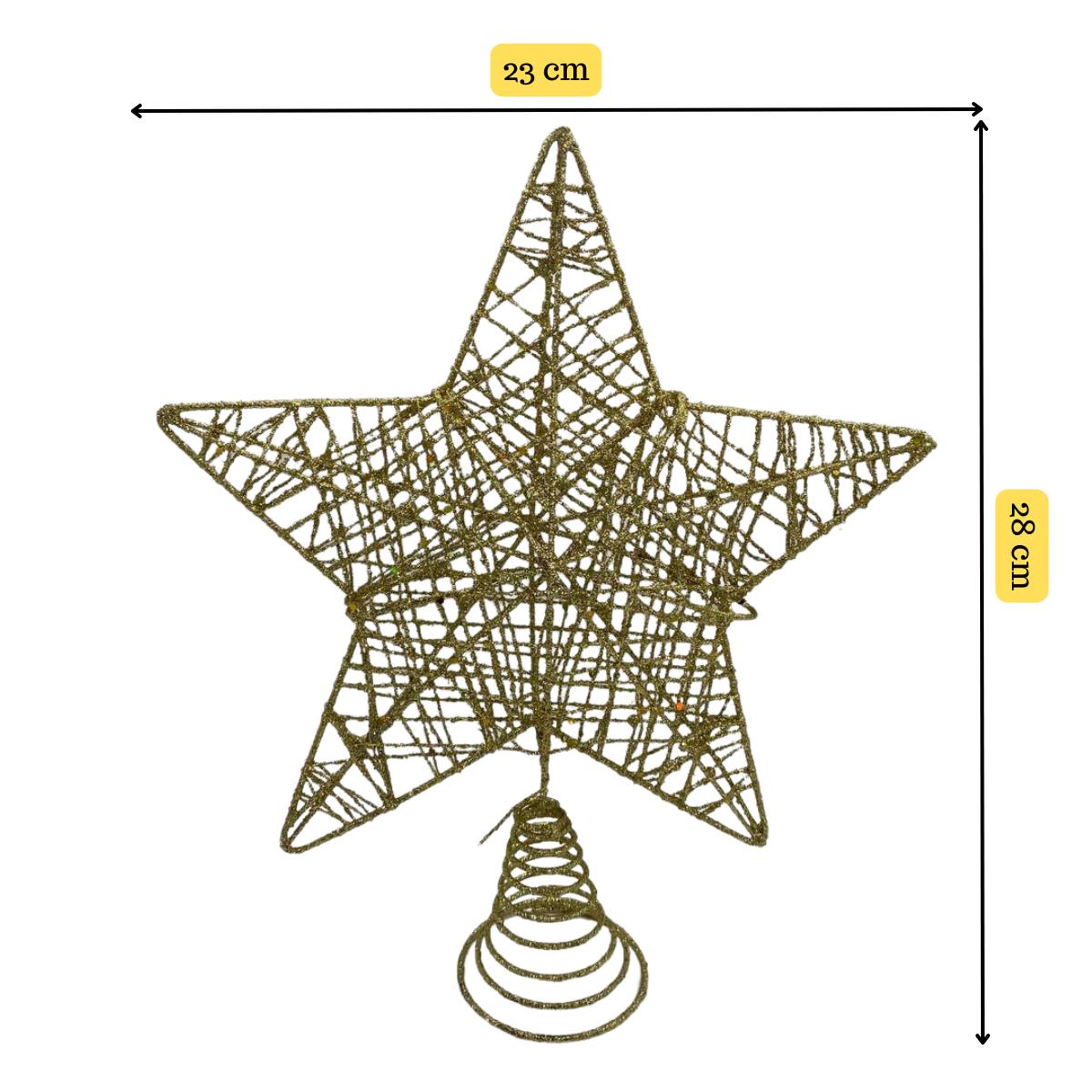 Estrella Árbol Navidad Adorno Navideño Decoración Navidad 2025-4