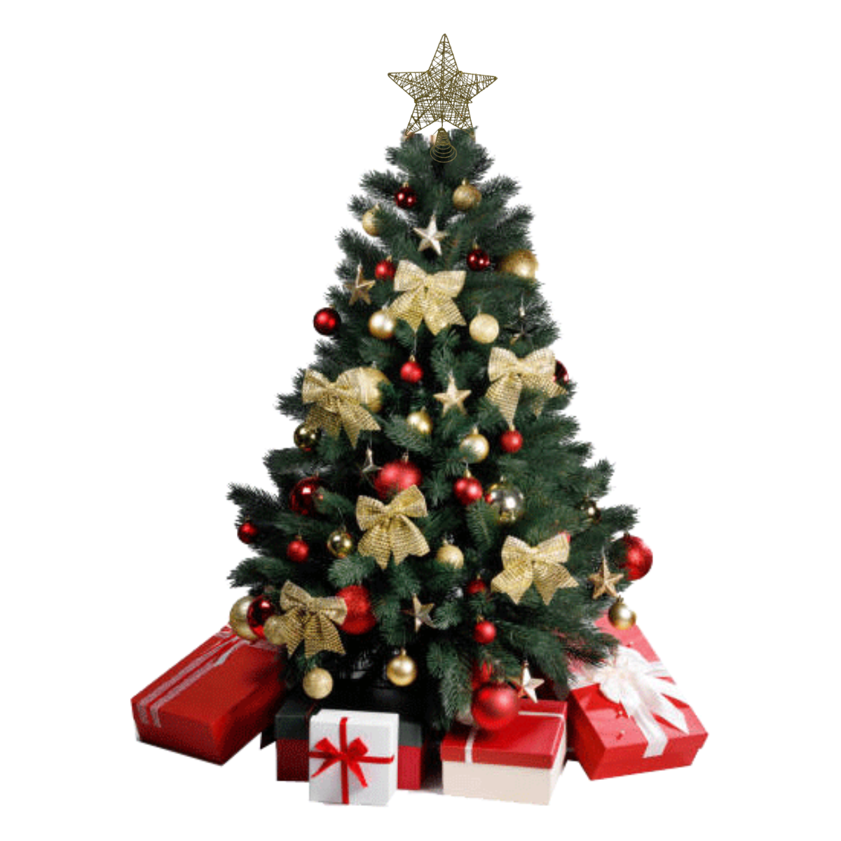 Estrella Árbol Navidad Adorno Navideño Decoración Navidad 2025-5