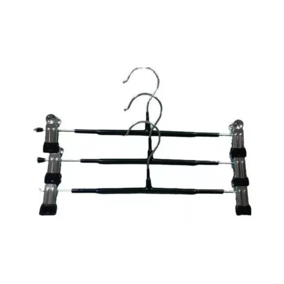 Pack 3 Colgadores Metalicos Ganchos Con Pinza Para Jeans-1