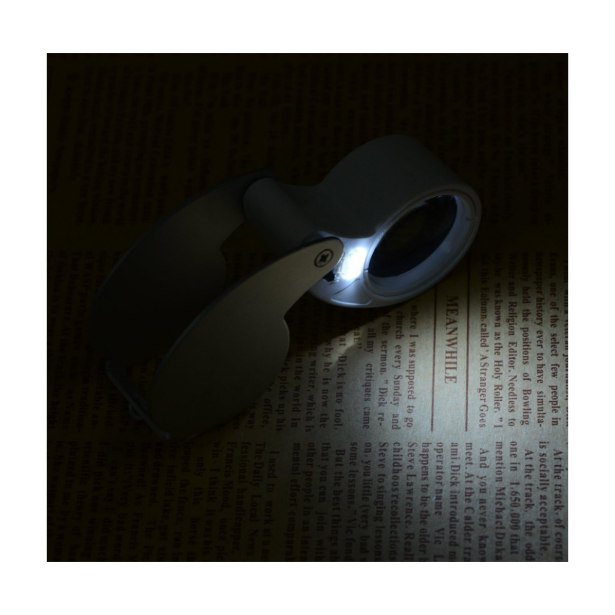 Lupa De Bolsillo 40X-25MM Con Luz LED-7