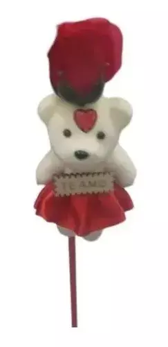 Rosa Oso De Peluche Pack 2 Te Amo Feliz Dia San Valentin-5