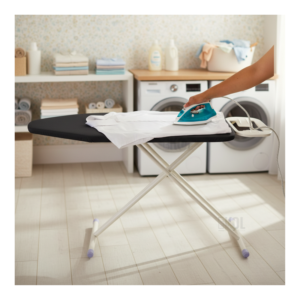 Tabla De Planchar Premium Metal Tela Gris 134x36 cm-7