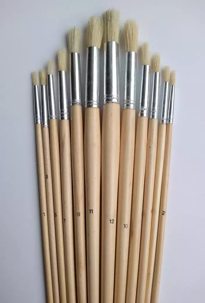 Set Accesorio Para Pintar Pinceles Artistico 12 Unid-2