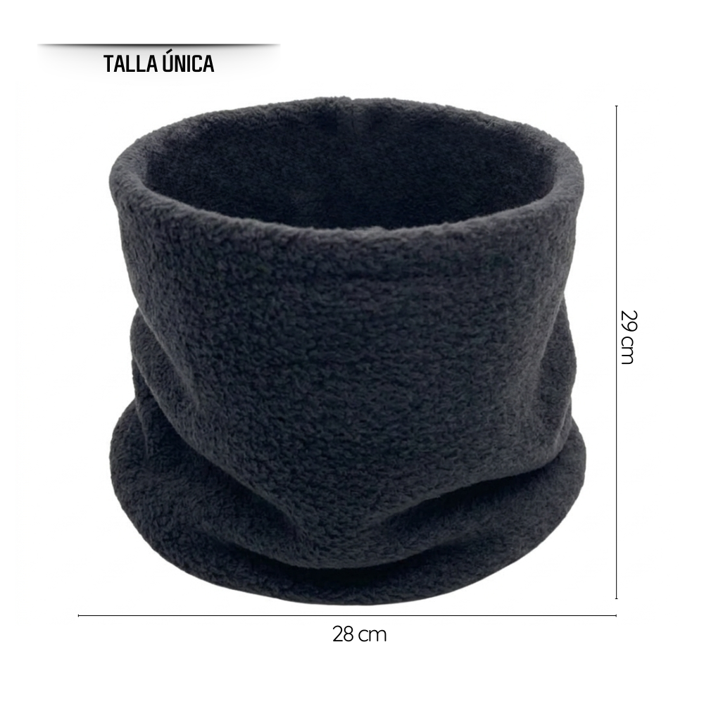 Cuello Polar Calentador Térmico Suave Para Invierno-3