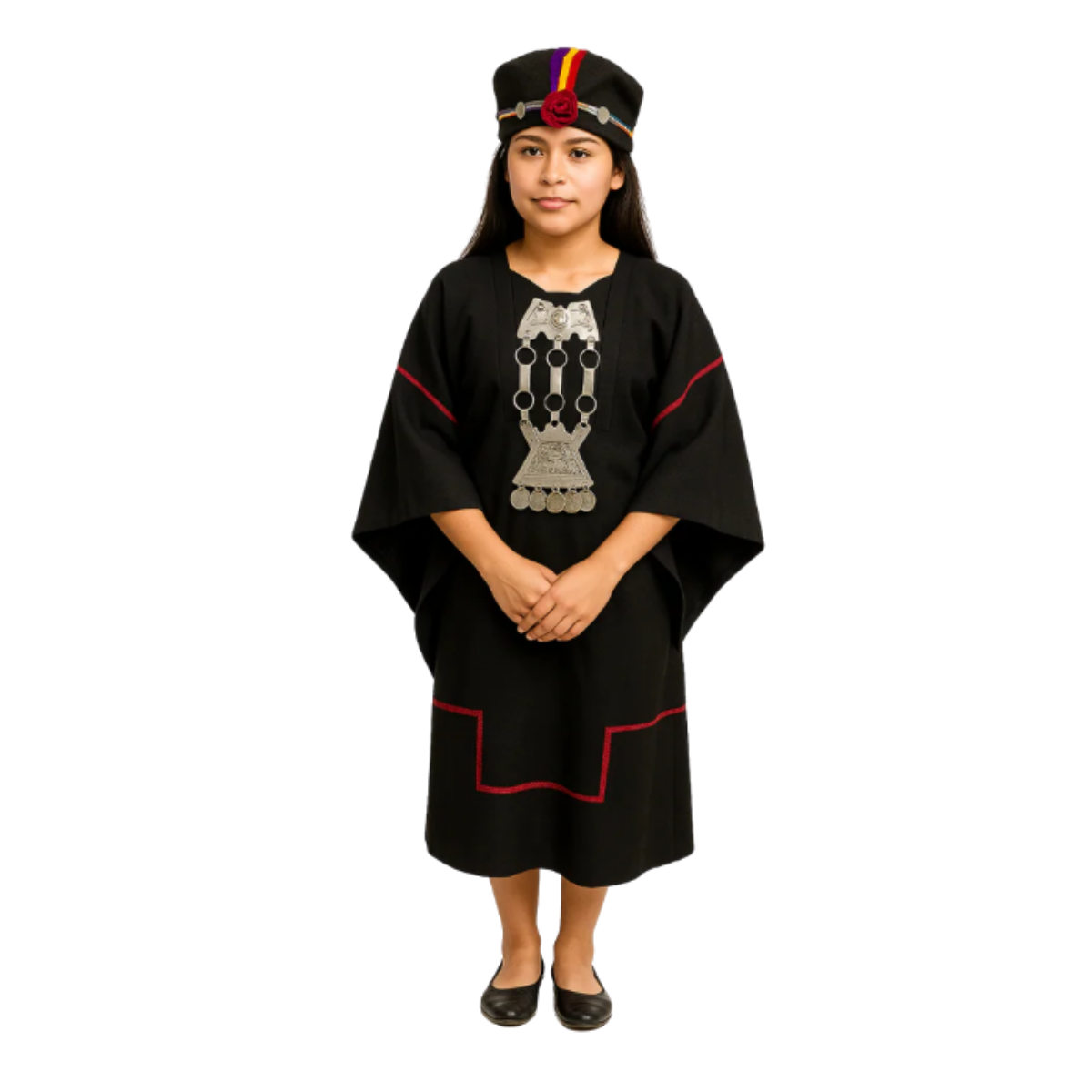 Disfraz Traje Tipico Mapuche Niña Juvenil Fiestas Patrias-4