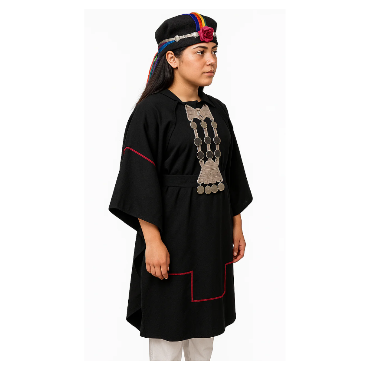 Disfraz Traje Tipico Mapuche Niña Juvenil Fiestas Patrias-5