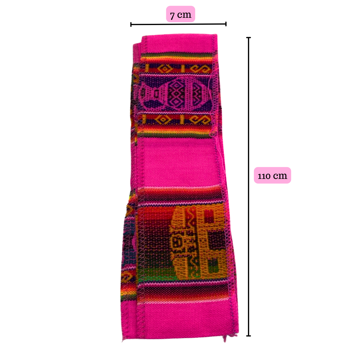 Pack 3 Fajas Nortino Lana Para Bailes Típicos Chilenos Patrias-7