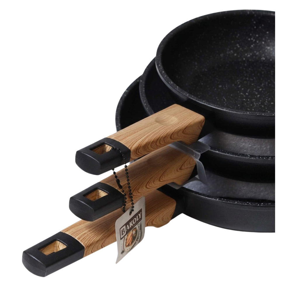 Pack 3 Sarten 20, 24 Y 28 Cm Set De Sartenes Ceramicos-5