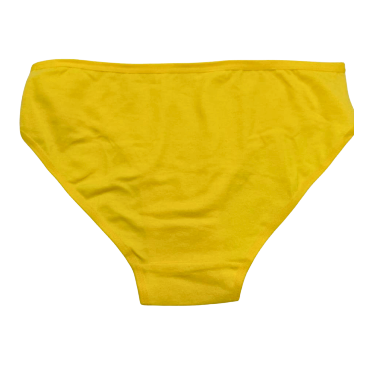 Pack 12 Pantaletas Calzón Calzoncillo Amarillo Talla XL Mujer 95% Algodón y 5% Spandex-2