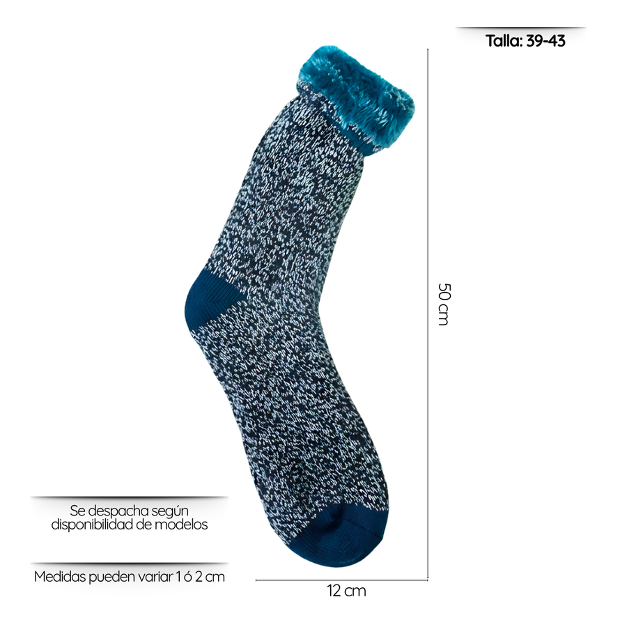 Pack 3 Calcetines Térmicos Chiporro Largos Gruesos De Invierno Surtido-3