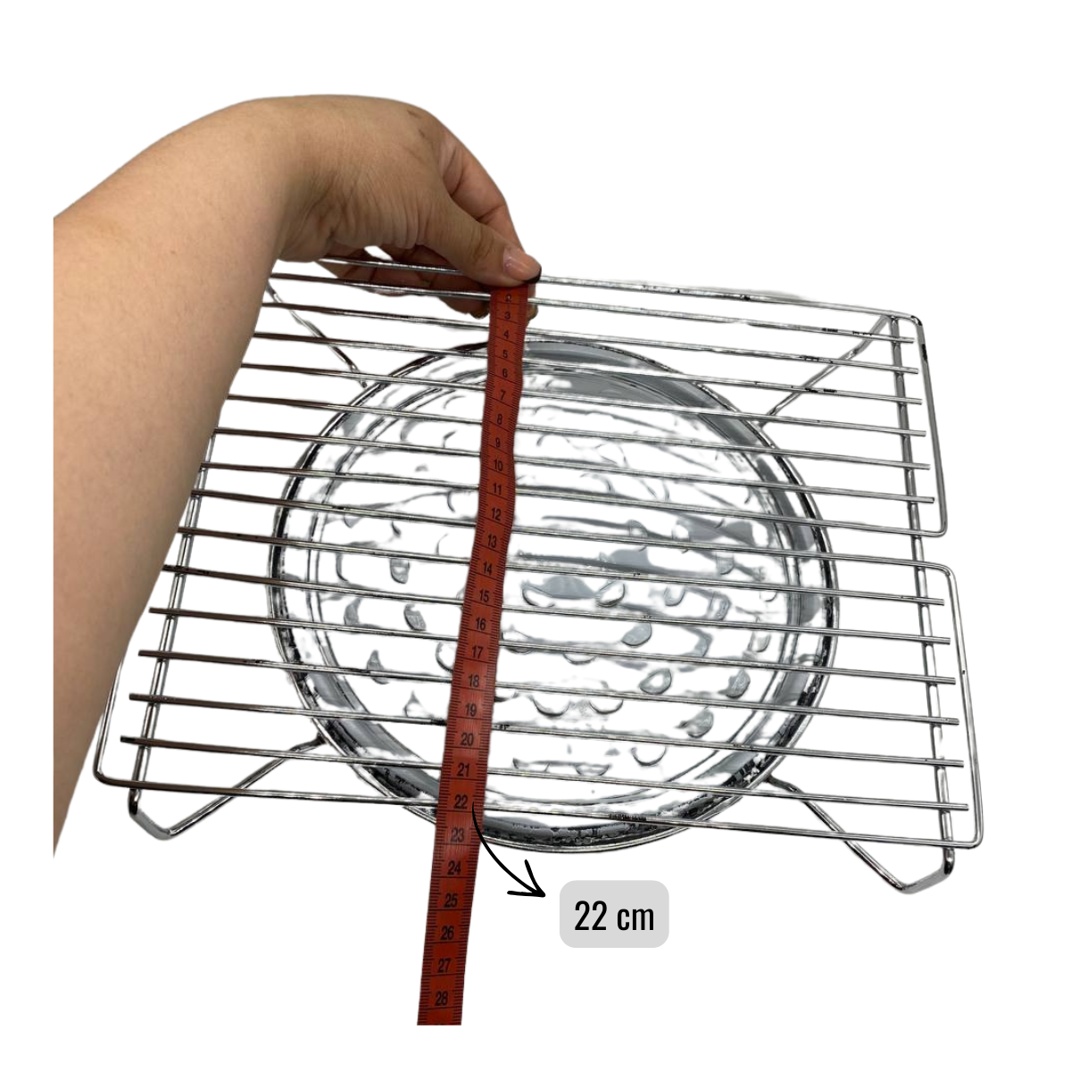 Parrilla Para Asado Camping Cocinilla 1 Pieza Inoxidable-5