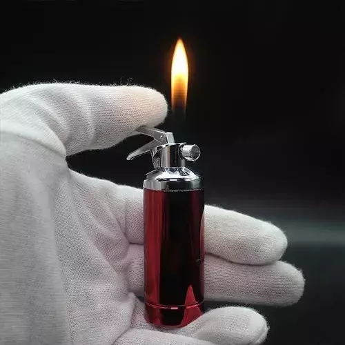 Mini Encendedor Extintor Laser Roja Extinguidor Gas Butano-2