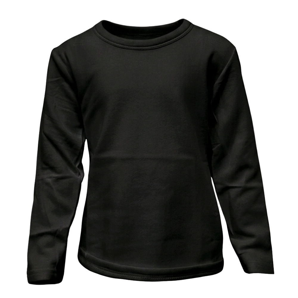 Camiseta Manga Larga Primera Capa Niños Polar Cuello Redondo-2