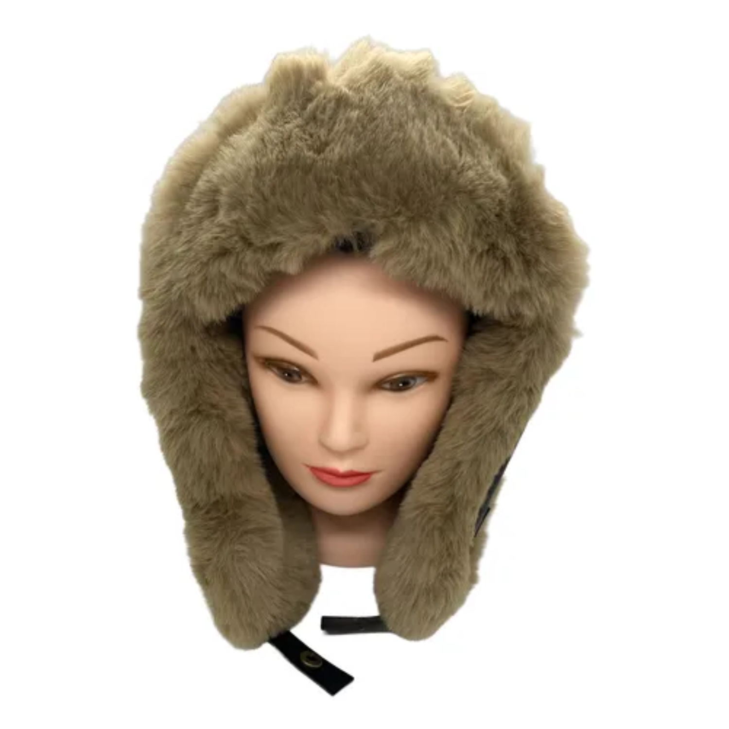Gorro Ruso Ushanka Cuero Pelaje Suave Muy Abrigador-3