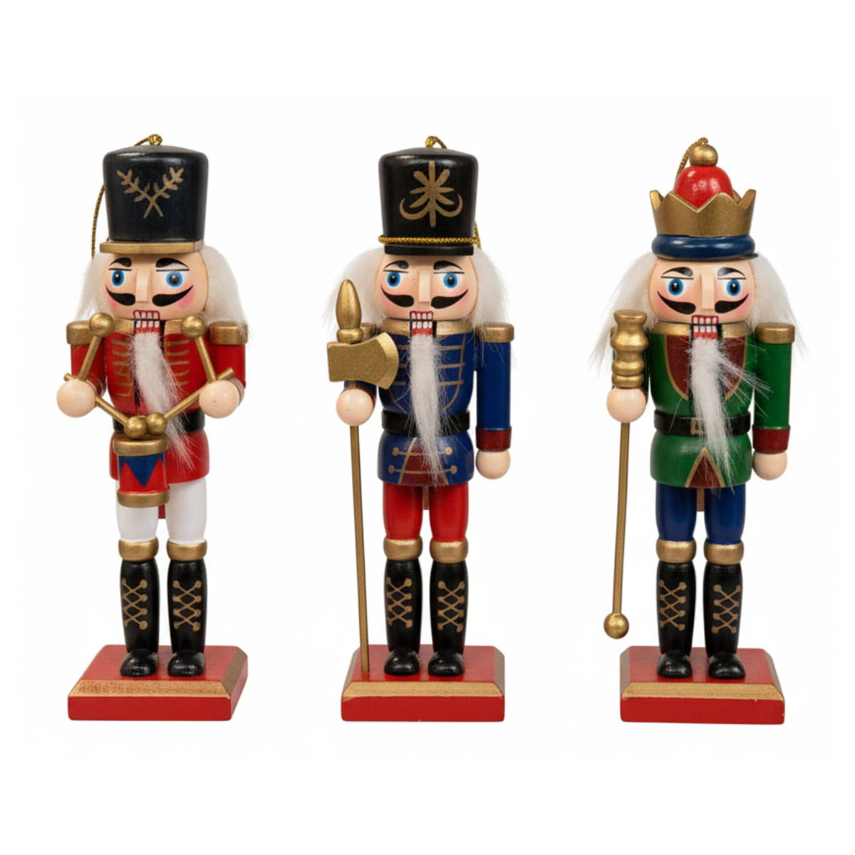 Pack 3 Cascanueces Navideño Colgante Adorno Navidad-0