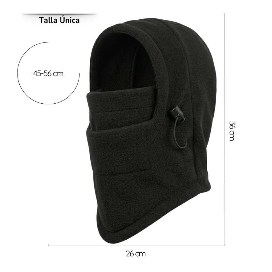 Gorro Pasamontañas De Polar Ajustable Para Niños Niñas Invierno-4