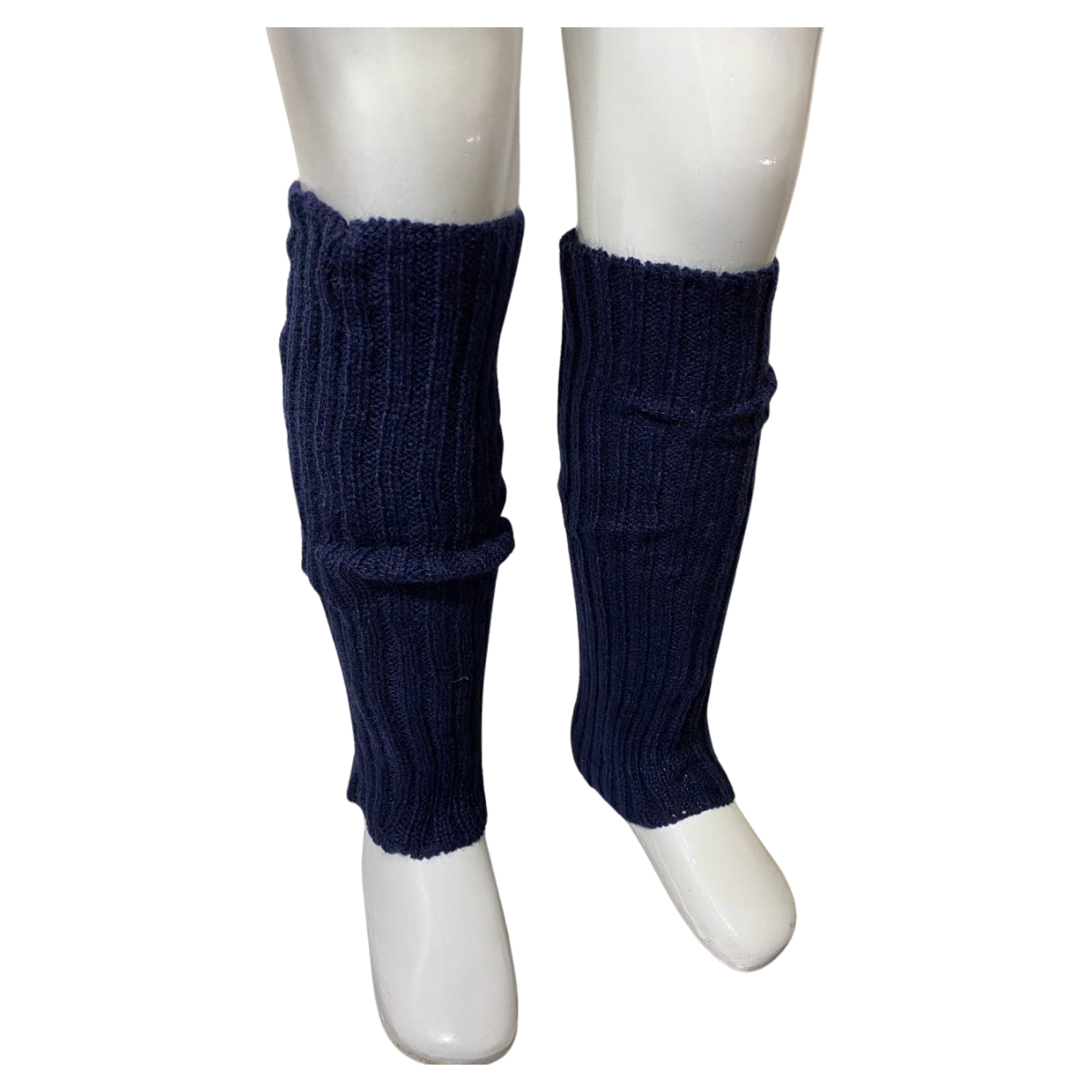 Polainas de Lana para Niñas - Azul Clásico - Talle Único-4