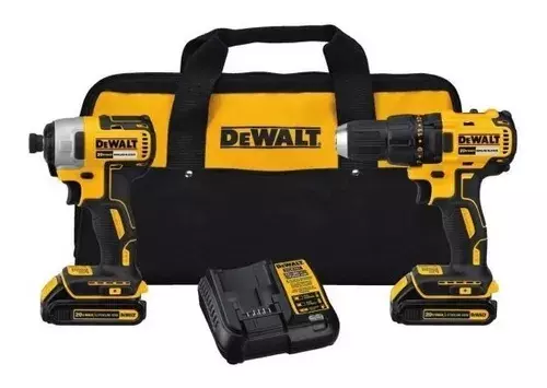 Kit Taladro Y Atornillador de Impacto Inalambrico Dewalt 20v-0