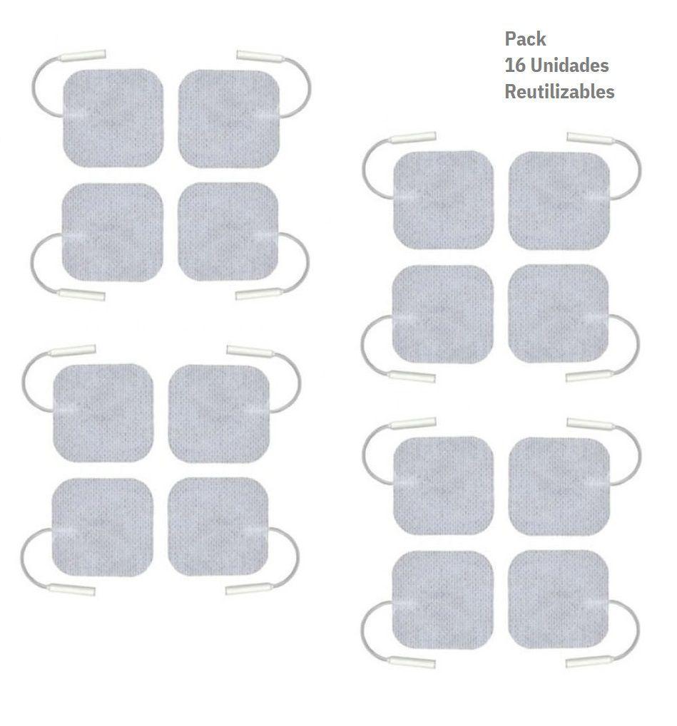 Pack 16 Unidades - Electrodo Gel 50x50 Reutilizable Tens Ems-2