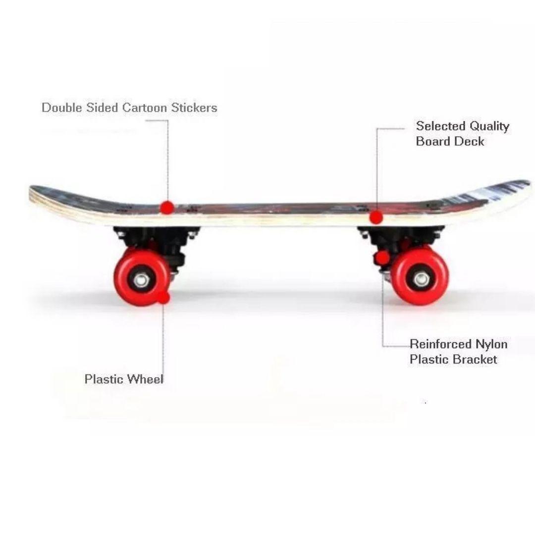 Tabla Skate Patineta Niño Unisex 70cm - Varios Diseños-4