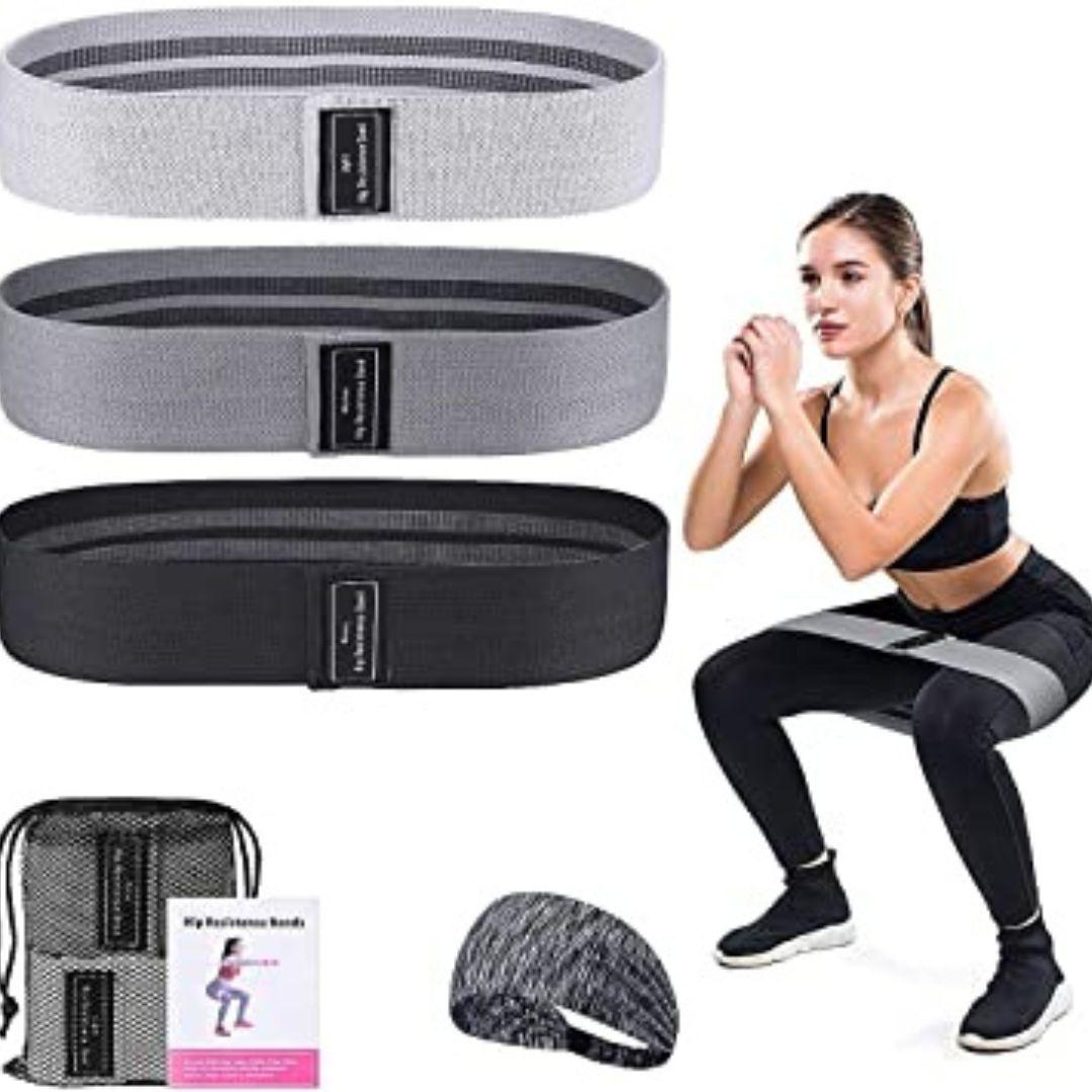 Set 3 Bandas Elásticas Tela - Gluteos -1