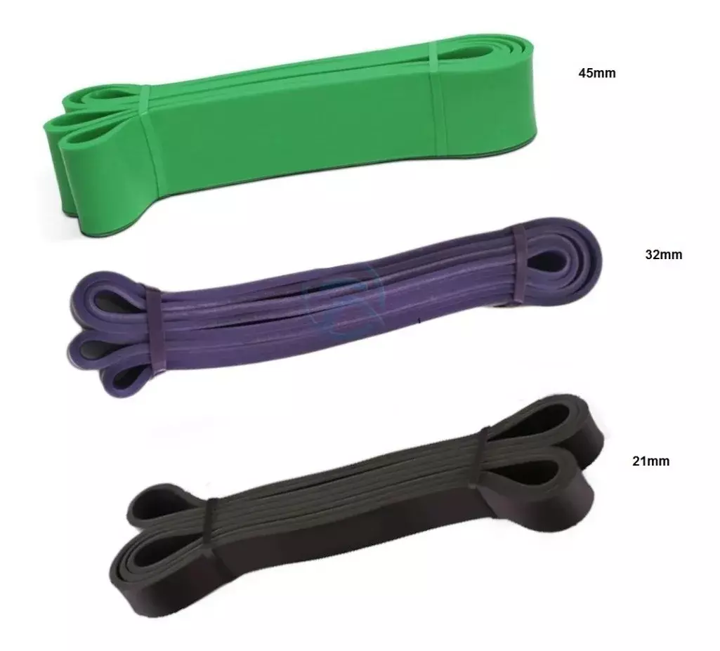 Banda De Resistencia Elastica Crossfit Calistenia 100% Latex -45MM-2