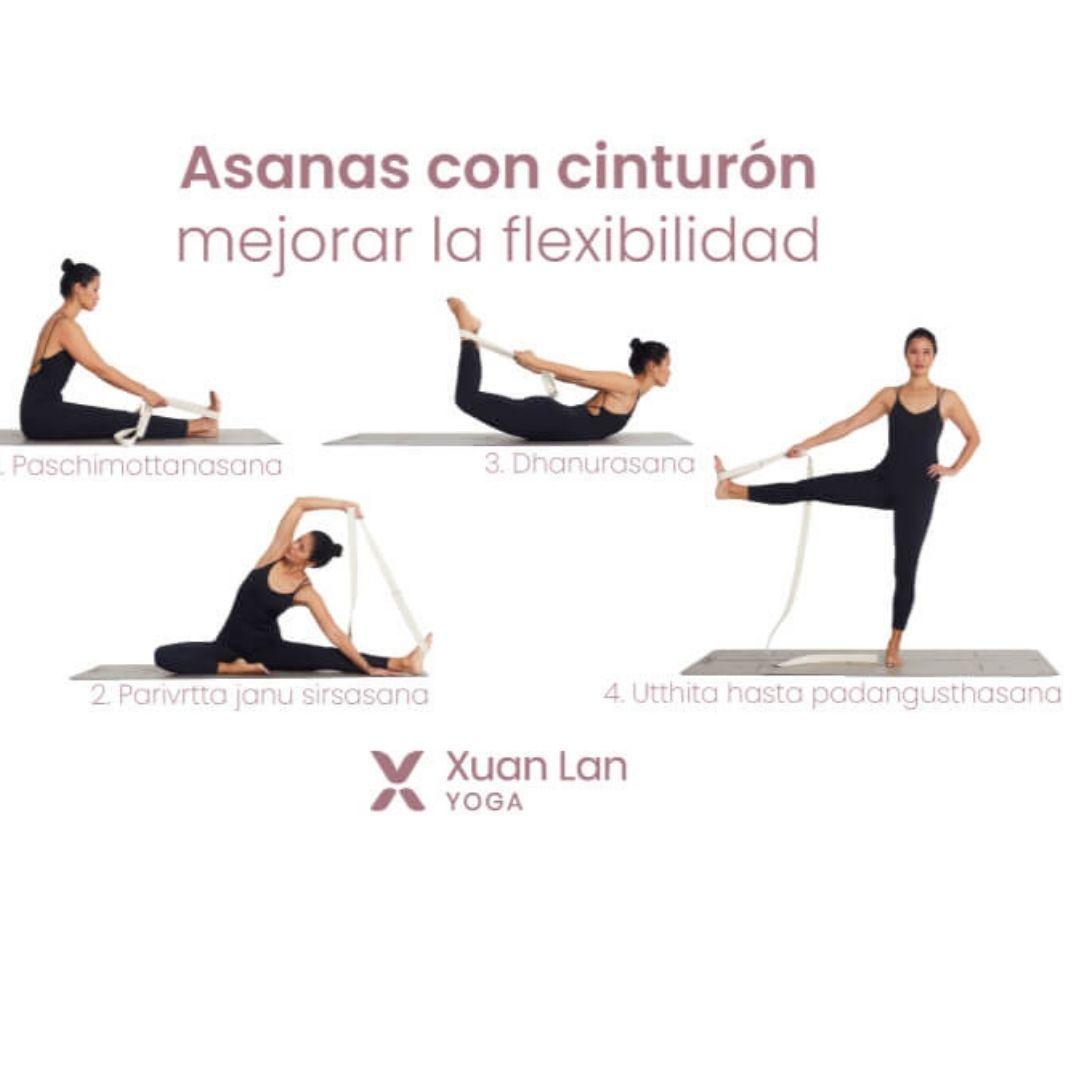 Cinto Yoga Fitness Pilates Flexibilidad 180cm-3