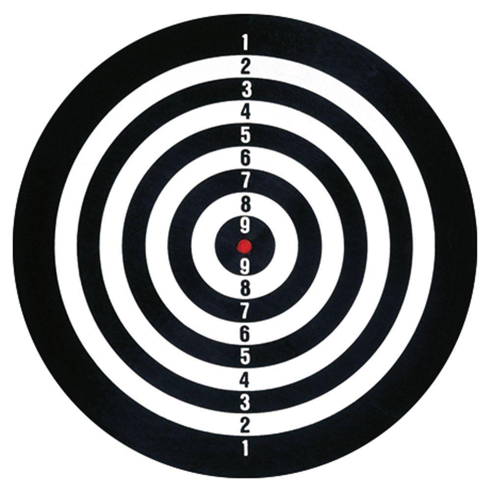 Set Tablero De Dardos-Tiro Al Blanco 40CM+6 Dardos-0