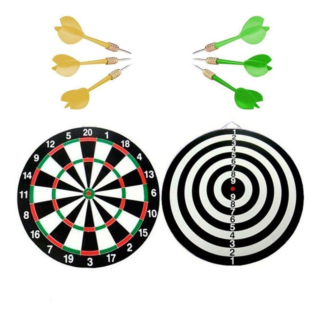 Set Tablero De Dardos-Tiro Al Blanco 40CM+6 Dardos-2