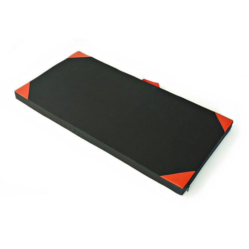 Colchoneta Deportiva Lavable Impermeable  Black/Red Pu 100X50cmX 5cm-1