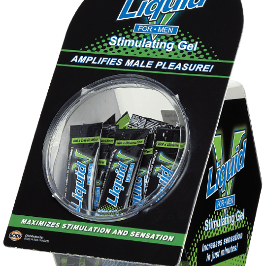 Gel Estimulante Masculino Liquid V for Men x 3 sachets-0
