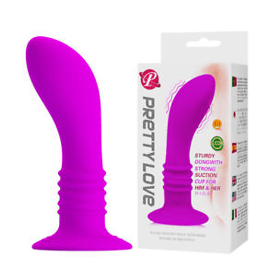 Sturdy Vibrador Prostático con Base de Succión-0