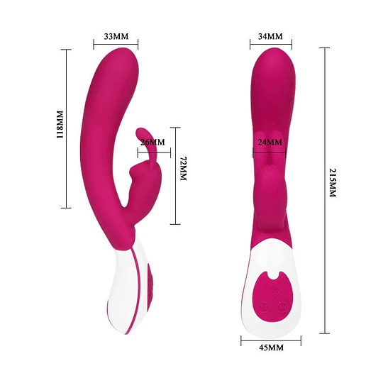 Vibrador Vincent (por voz) conejo recargable-2